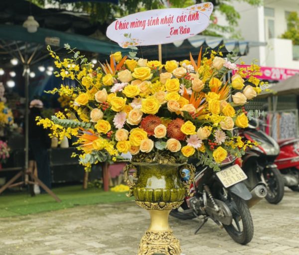 Giỏ hoa sinh nhật - 05