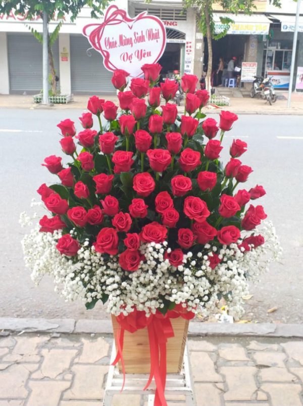 Giỏ hoa sinh nhật - 08