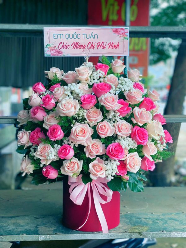 Giỏ hoa sinh nhật - 09