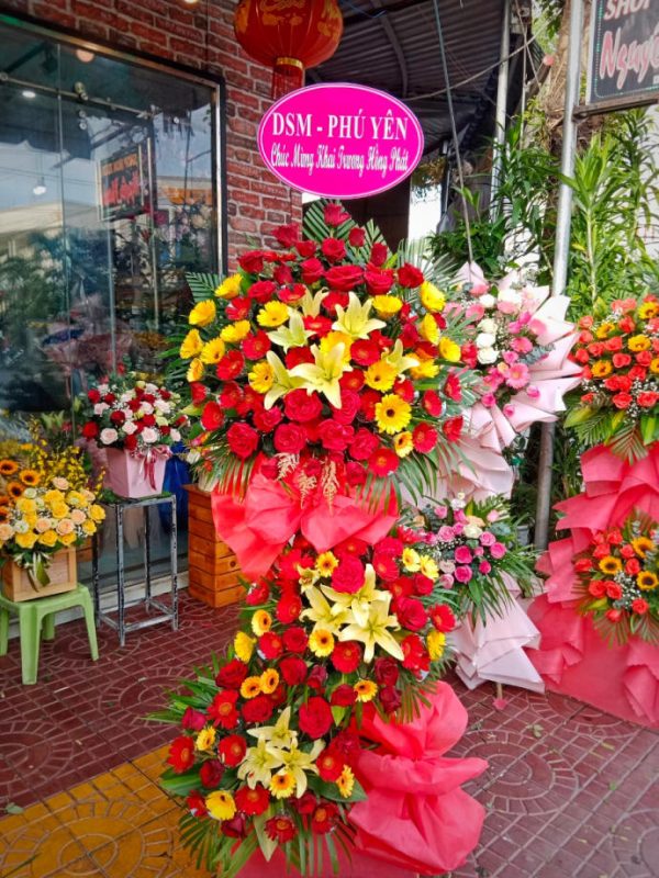 Kệ hoa khai trương - 08