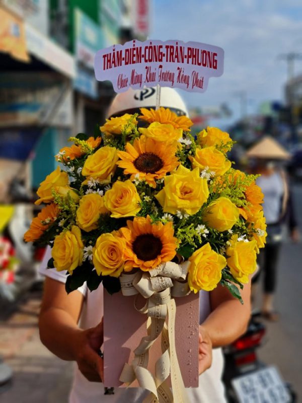 Giỏ hoa sinh nhật - 16