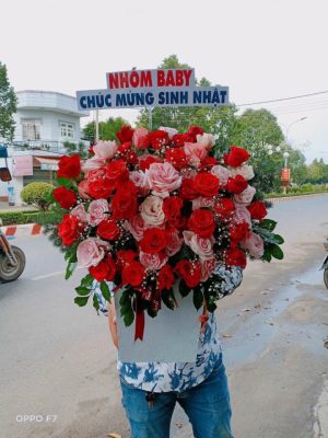 Giỏ hoa sinh nhật - 17